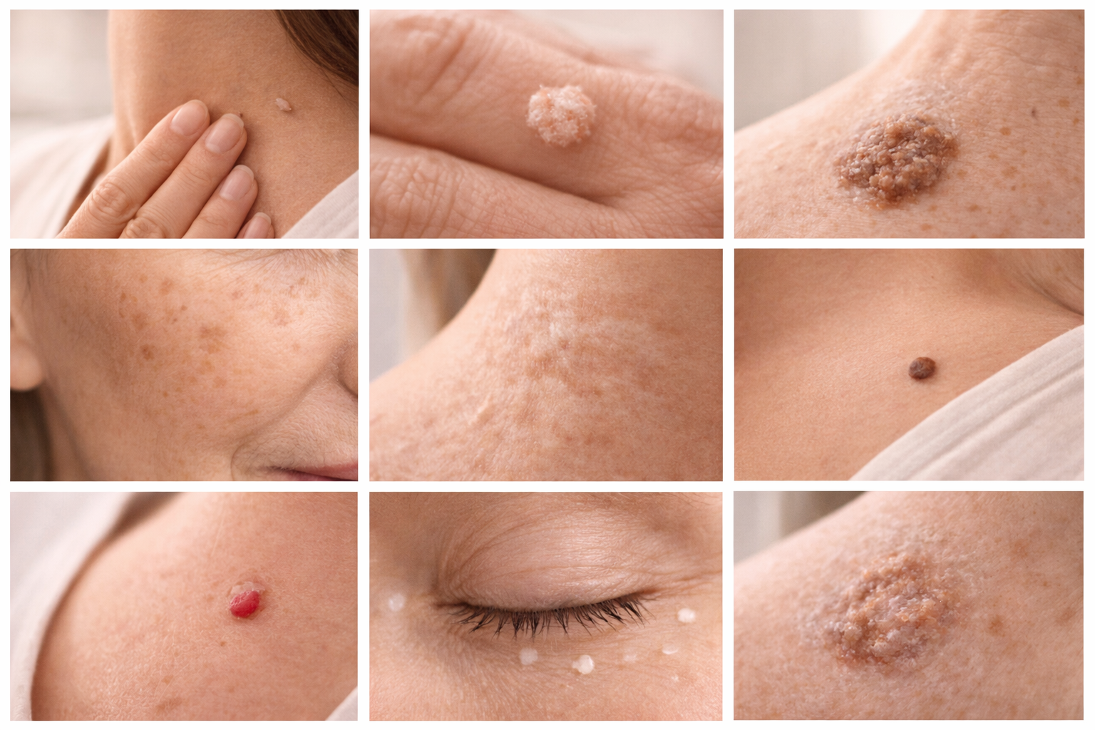 A wide range of skin conditions treated with Cryosonic Treatment
